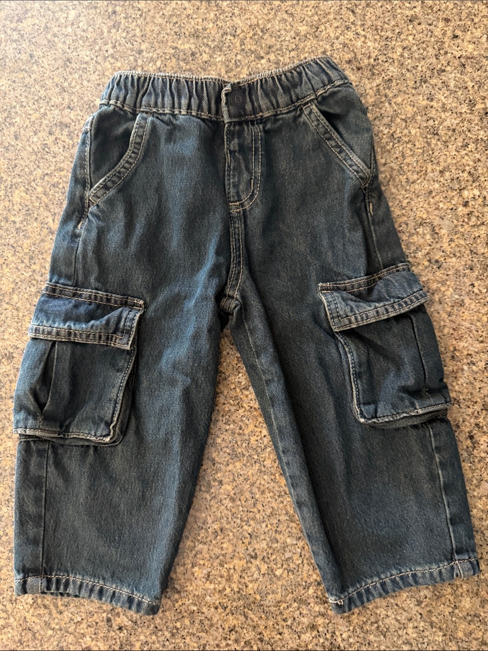 Cat & Jack Kids Dark Blue Cargo Jeans